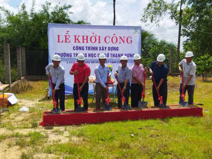 LỄ KHỞI CÔNG TRƯỜNG TRUNG HỌC CƠ SỞ THẠNH HƯNG NGÀY 05/07/2023